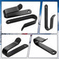 Snowboard Wall Mount & Skateboard Display Rack - Horizontal Hanger Clips for Snowboards, Longboards, Skateboards Space Saving Storage Solution Garage, Bedroom, Living Room (Black, 2 PCS) Black PCS