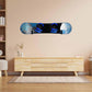 Snowboard Wall Mount & Skateboard Display Rack - Horizontal Hanger Clips for Snowboards, Longboards, Skateboards Space Saving Storage Solution Garage, Bedroom, Living Room (Black, 2 PCS) Black PCS