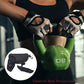 Anti-Slip Workout Rubber Weight Grips, Ergonomic Hand Protector Gloves for Lifting Palm Protection, Gym Grips Pull-Ups Training and Exercise Men Women, 2 Pairs