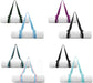 2 Packs Yoga Mat Strap for Carrying, Carrier, Adjustable Sling Exercise Black + Turquoise