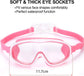 2 Pack Kids Swim Goggles, Swimming Glasses for Children from 3 to 15 Years Old Purple/Pink