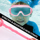 2 Pack Kids Swim Goggles, Swimming Glasses for Children from 3 to 15 Years Old Purple/Pink
