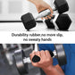 Weight Lifting Grips - Rubber Anti-Slip Workout Grips, Ergonomics Hand Protector Gloves for Gym Training and Exercise, Dumbbell, Bar Pad, Pull Up Men Women, No Sweaty (Black)