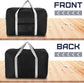 12 Pcs Foldable Travel Bags Bulk Duffel Waterproof Lightweight Carry on for Sports Gym Weekender Outing Overnight(Black) Black
