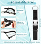 3 Pcs Add a Bag Luggage Straps Gripper Heavy Duty Jacket Valises Strap for Travel Belt with Buckle Adjustable Baggage Black, Blue and Grey