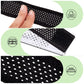 8 Count Softball Sleeve Holders Jersey Ties with Hook and Loop Fasteners Straps for Shirts Scrunchies T-Shirts Soccer Baseball Sports Activities(Black, White) Black, White