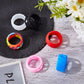 6 Pieces Silicone Anti Slip Ring Non Skid Band Soft Protection Sleeve 25 x 17 mm