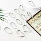 30 Pcs Real Estate Sign Rider Clips Hanging Stainless Steel for Posts Open House Plaque
