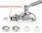 Stainless Steel Beverage Jar Dispenser Replacement Spigot Faucet, For Dispensers - Durable Outdoor Water Faucet Sun Tea Jars, Perfect Parties & Camping 16mm（5/8 inch）