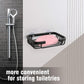 Soap Dish,Premium Dish for Shower, Space Aluminum Wall Mounted Bar Holder Bathroom Shower Kitchen Wall, Drilling Installation or Directly Paste Black 5׳.5ױinch