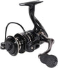 Spinning Reel, Fishing Reel,NX2000-NX7000 Series, Right/Left Handle, EVA Grip, Corrosion-Resistant, Aluminum Spool, Black