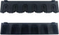 Vertica Fishing Rod Holders, Wall-Mounted – Racks, Pole Holders,Fishing Rack,Store 6 Rods or Combos in 12.6 Inches, for Garage & Boat, 1 Pair Black (Vertica)