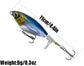 5Pcs Premium Top Water Fishing Lures, Lure for Bass with Soft Propeller Tail Catfish,Pike Perch, Bass, Lures Freshwater or Saltwater