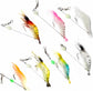 7Pcs Fishing Lures Shrimp Bait Set,Soft Bionic Lures, with Luminous Sharp Hooks for Freshwater Saltwater,Attract Bass, Trout, Catfish, Salmon