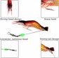 7Pcs Fishing Lures Shrimp Bait Set,Soft Bionic Lures, with Luminous Sharp Hooks for Freshwater Saltwater,Attract Bass, Trout, Catfish, Salmon
