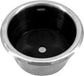 2Pcs 3" Stainless Steel Drop-in Anti-Spill Cup Holder with Non-Slip Washer,Heavy Duty Poker Table Inserts Fits Standard Soda Can for Desk, Boats, RV Cars & Trucks silver
