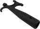 2Pcs Nylon Boat Hook Floating,Hook for Extension Pole,Unbreakable,Durable,Rust-Resistant Replacement Attachment End Mooring Yacht Kayak,Black