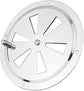 2 Pack of 4 inch Cabin Ventilation Plate Vent Round Butterfly Air Gill with Side Knob 304 Stainless Steel for Marine Boats Accessories