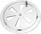 2 Pack of 4 inch Cabin Ventilation Plate Vent Round Butterfly Air Gill with Side Knob 304 Stainless Steel for Marine Boats Accessories