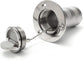 1-1/2"(38mm) Boat Gas/Fuel/Diesel/Water/Waste Deck Fill/Filler with Keyless Cap 1-1/2" Marine Mirror- Polished 316 Stainless Steel Hardware for Yacht Caravan WATER