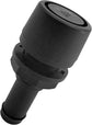 2PCS 5/8" Polypropylene Fuel Vent, Plastic Marine Thru Hull Exhaust Applicable to Connecting Φ 16Mm Hose Ventilation Device,Black