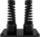 PG16 Cable Gland with Anodized Aluminum Base Antirust Anti-corrosive Waterproof IP68 Nylon Joint Adjustable Locknut for 8-14mm Wire Thread Integrated Two