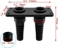 PG16 Cable Gland with Anodized Aluminum Base Antirust Anti-corrosive Waterproof IP68 Nylon Joint Adjustable Locknut for 8-14mm Wire Thread Integrated Two