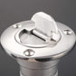 2"(50mm) Boat Gas/Fuel/Water/Waste/Diesel Deck Fill/Filler with Keyless Cap 2" Marine Mirror- Polished 316 Stainless Steel Hardware for Yacht Caravan Fuel