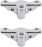 2PCS 316 Stainless Steel Row Lock Oarlock Socket Support Bracket for 1/2" Shank
