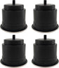 4Pcs Cup Holder Insert Plastic Universal Drop in with Drain, for RV Boat Car, Pontoon Table Sofa,Stainless Steel Edging