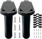 2Pcs Kayak Rod Holder, Deck Plastic Flush Mount Boat Holders and Cap Cover for Fishing, Canoe Tackle Accessory Tool