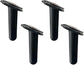 4pc Kayak Fishing Rod Holder - Plastic Flush Mount Boat Holders with Cap Cover for Canoe and Tackle Accessory