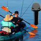 4pc Kayak Fishing Rod Holder - Plastic Flush Mount Boat Holders with Cap Cover for Canoe and Tackle Accessory