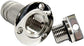 1" Boat Garboard Drain Plug Gas Fuel Deck Fill/Filler with Keyless Cap Marine Mirror- Polished 316 Stainless Steel Hardware for Yacht Caravan