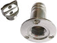 1" Boat Garboard Drain Plug Gas Fuel Deck Fill/Filler with Keyless Cap Marine Mirror- Polished 316 Stainless Steel Hardware for Yacht Caravan