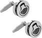 MARIEN 2PCS Marine Grade Stainless Steel Floor Buckle Hatch Latch Flush Turning Lift Handle Recessed Pull latchs