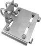 Stainless Steel Horizontal Stanchion Rail Mount Anchor Bracket, Fluke Bracket Rugged Durable High Hardness (Fits 7/8" to 1" Rails) for Boats Yachts Ships