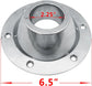 2 Pack Sliver Aluminum RV Table and Floor Mounting Base,RV Pedestal Base Flange, 6 Holes with Screws for Camper Trailer