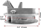 Boat Latches Stainless Steel 2", Latch Hatch Round Pull Marine Flush Locking Lift Handle Deck - Non