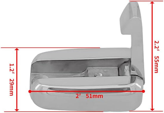 316 Stainless Steel Spring Folding Marine Grade Hook, 1 PCS, Silver, Contemporary Style, 35 Pounds Weight Capacity, Wall Mount, Coat Hook