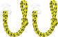 2PCS Boat Tube Towable Rope Quick Connector, Tow for Tubing Connector,Skiing, Wake Boarding with Seadoo, Jet ski, Waverunner