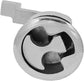 2Pcs Marine Grade Stainless Steel Floor Buckle Hatch Latch Flush Turning Lift Handle Recessed Pull Ring Non-Locking with Lock