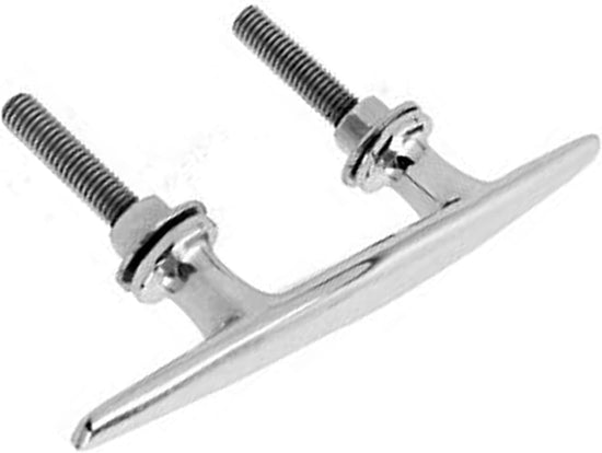 Burn Buddy  Boat Cleat Open Base Cleat, Dock All 316 Stainless Steel Mooring Accessories