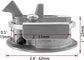 Boat Latches Stainless Steel 2", Latch Hatch Round Pull Marine Flush Locking Lift Handle Deck - Non