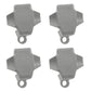 4 Pcs Square Rail Fender Bumpers Hanger/Adjuster/Clip Docking for Bumper, Pontoon Boat Clips