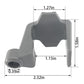 4 Pcs Square Rail Fender Bumpers Hanger/Adjuster/Clip Docking for Bumper, Pontoon Boat Clips