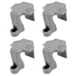 4 Pcs Square Rail Fender Bumpers Hanger/Adjuster/Clip Docking for Bumper, Pontoon Boat Clips