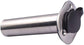 Boat Stainless Steel Fishing Rod Holder Flush Mount 90 Degree with Rubber Cap, Liner and Gasket 1Pcs