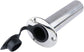 Boat Stainless Steel Fishing Rod Holder Flush Mount 90 Degree with Rubber Cap, Liner and Gasket 1Pcs