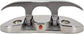 Boat2 Pcs Folding Cleat 4-1/2" Flip-up Dock Marine Grade 316 Stainless Steel with Screws